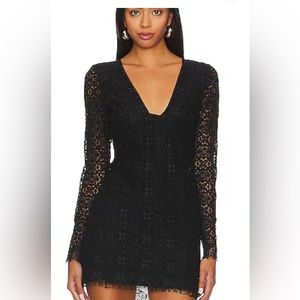 Free People Black Mini Dress